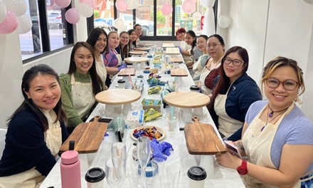 Resin Cheeseboard Workshop for 2 people (1.5 Hours) - Studio Inner West