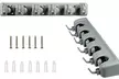 iMounTEK Wall Mount Mop Broom Holder with 5 Slots and 6 Utility Hooks - Second Medium