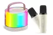 iMounTEK Mini Karaoke Machine with Two Wireless Mics, RGB Lights and Sounds - Second Medium