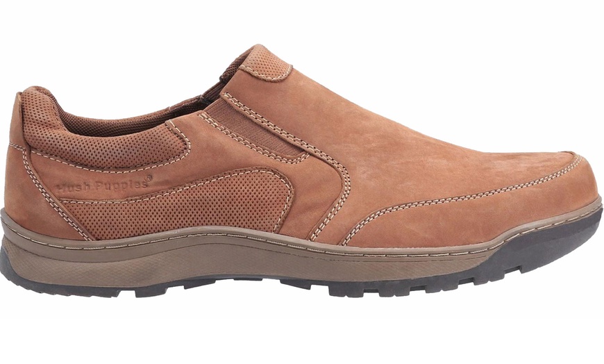 Image 10: Hush Puppies Jasper Slip-On Men's Leather Shoes