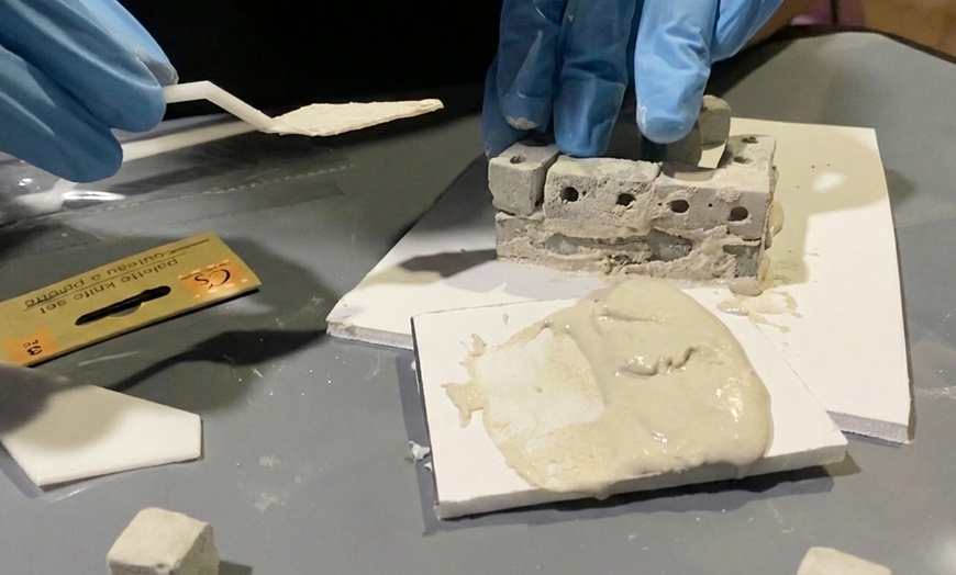 Image 4: Miniature Build Party Zen Garden/Wall Build (Up to 10 Participants)