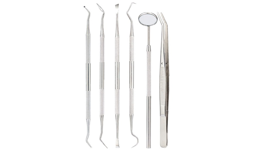 Image 9: 6Pcs Professional Dental Tool Kit