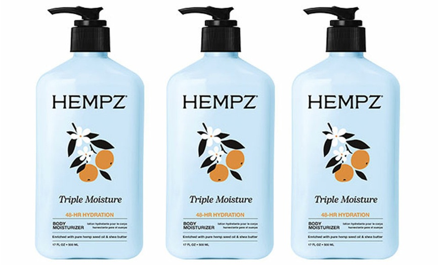 Image 31: Hempz Herbal Body Moisturizer Lotion 17oz each (2 or 3 Pack) 