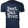 Best Dad Ever Typewriter Font - Navy
