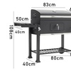 Image 55: Charcoal BBQ Grill with a Trolley in Various Sizes