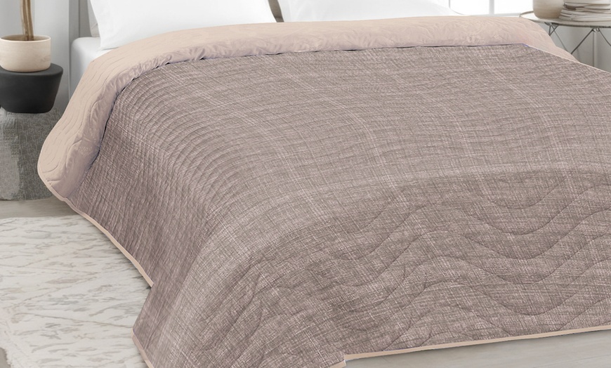 Image 1: Couvre-lit double-face