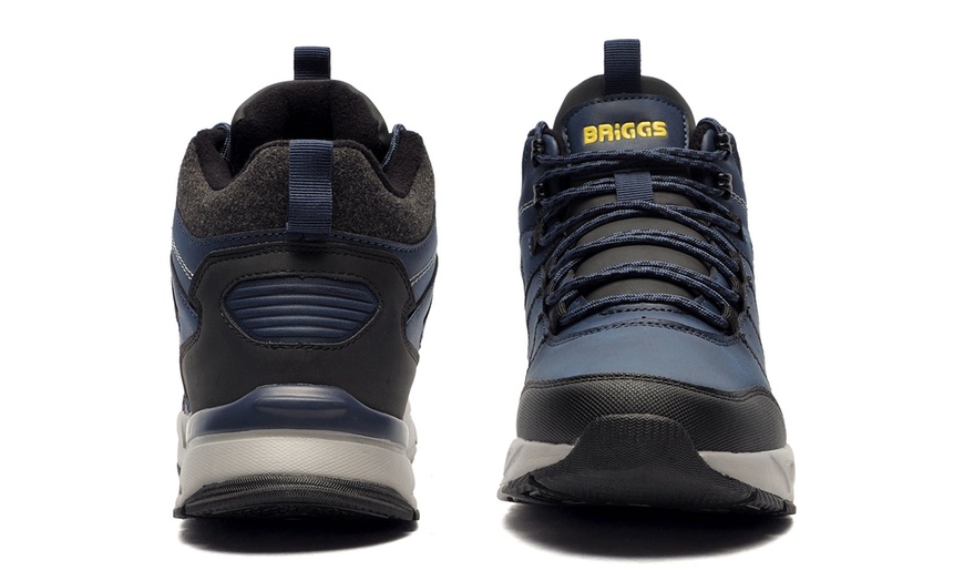 Image 3: Briggs Men’s Outdoor Hiker Sneakers