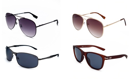 Storm Men's Gold Sunglass Collection: 9St781-2 Fashion Aviator Sunglasses In Xtral Tort And