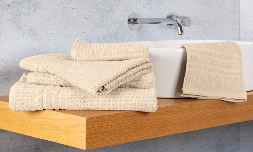 Image 21: Ensemble de 5 serviettes en coton