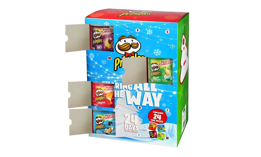 Image 3: Whisper 24-Day Pringles Advent Calendar