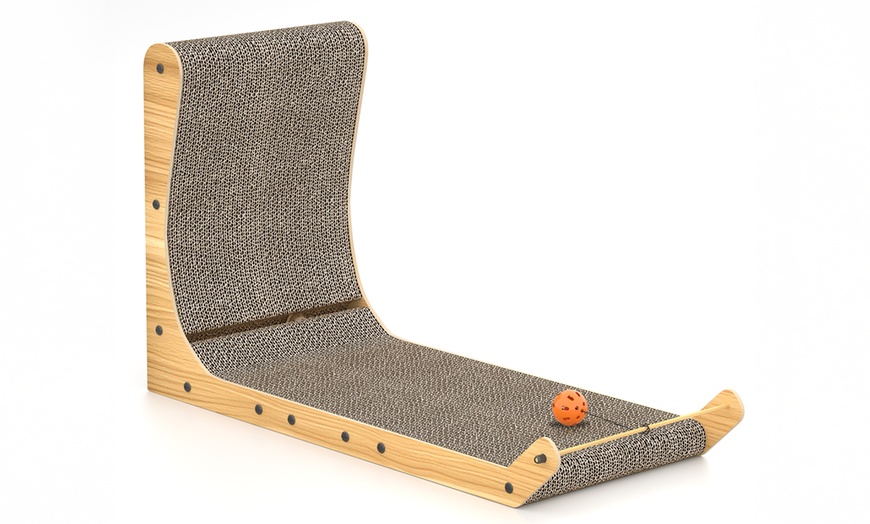 Image 3: L-vormige kattenkrabpaal van 100% recyclebaar karton