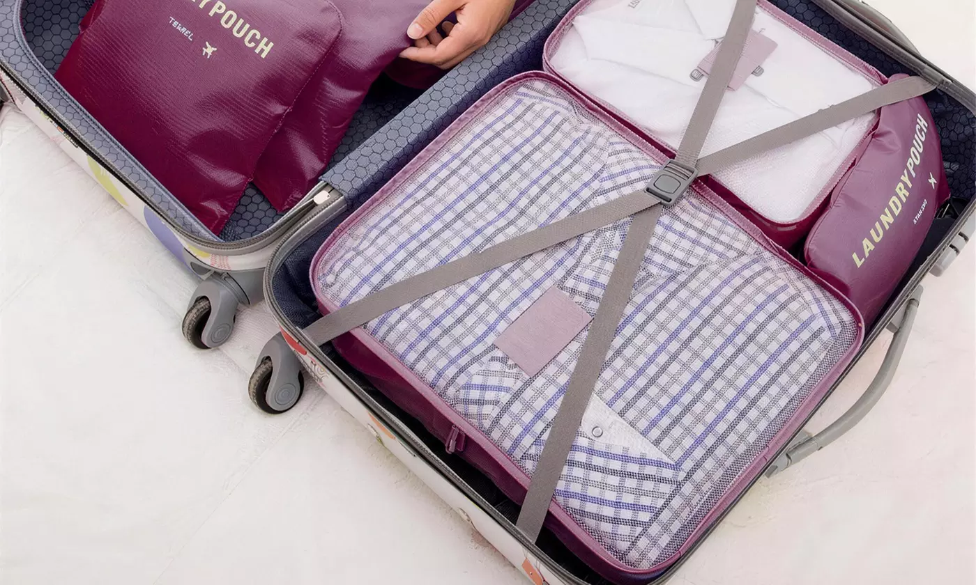 iMounTEK 9-Piece Travel Packing Cubes & Luggage Organizer Set for Suitcases