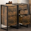 Image 9: HOMCOM Three Drawer Chest of Drawers