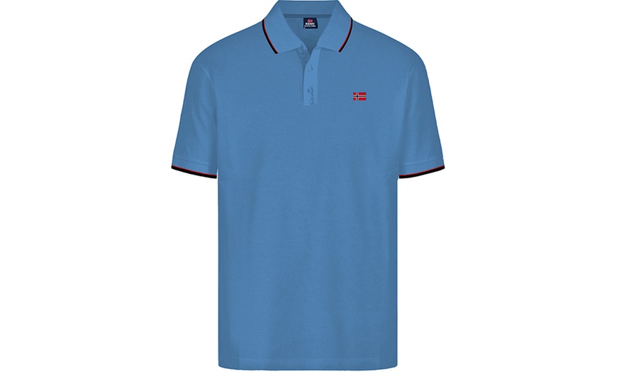 Image 6: 3er-Set Norway Baumwoll-Polos für Herren