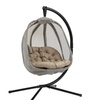 Image 7: Outsunny Hanging Egg-Shaped Chair