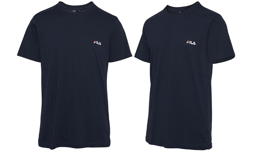 Image 4: T-shirt homme uni 100 % coton Fila