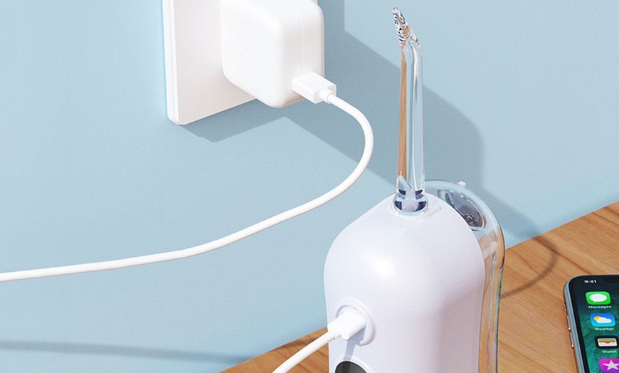 Image 3: Cordless Water Dental Flosser