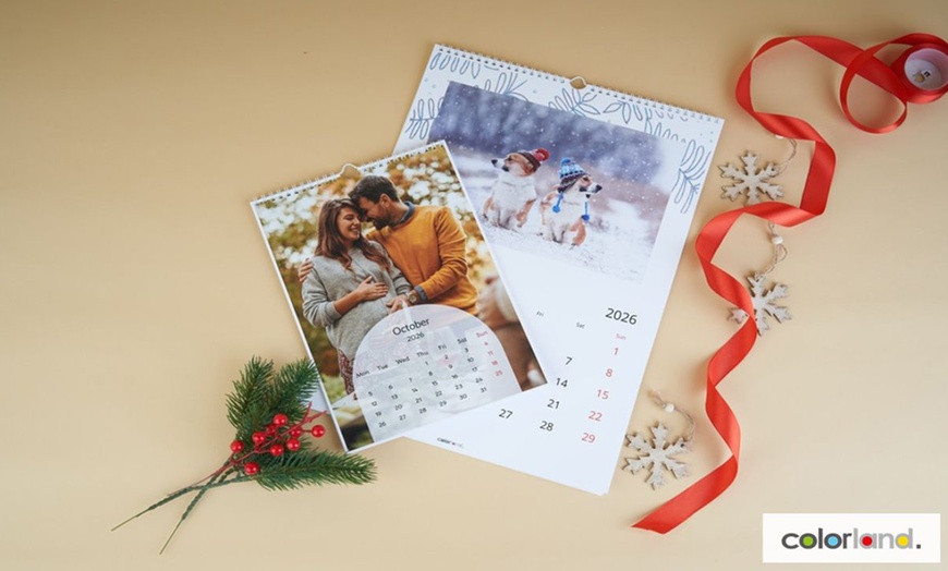 Image 2: Personalised Photo Calendar from Colorland IE