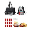 Image 8: Stylish 2-in-1 Tote Bag for Work/Travel with Insulated Lunch Section