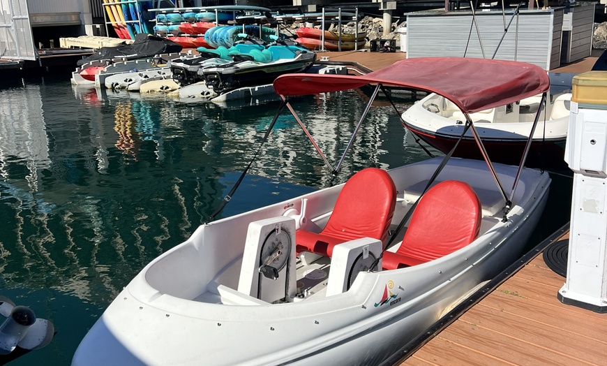 Image 2: OverWater Pedal Boat Rentals on Mission Bay