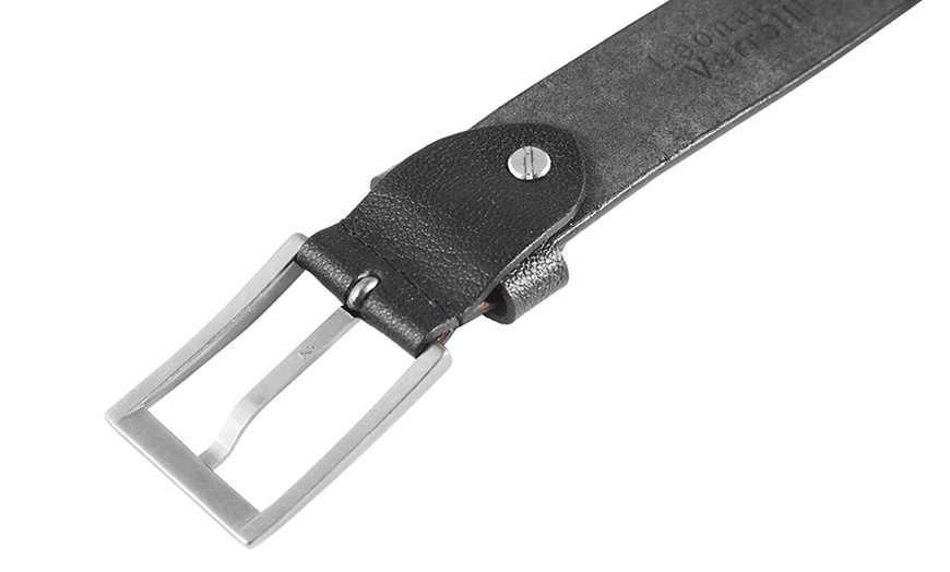 Image 4: Leonardo Verrelli leren riem