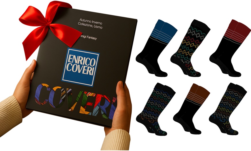 Image 1: Lot de 6 ou 12 chaussettes longues Enrico Coveri