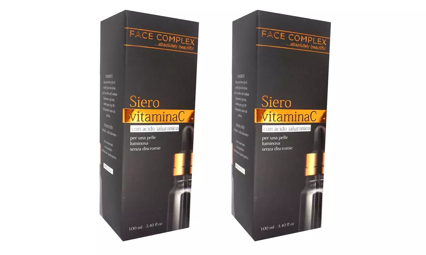 Sieri viso effetto botulino, vitamina C e retinolo di Face Complex