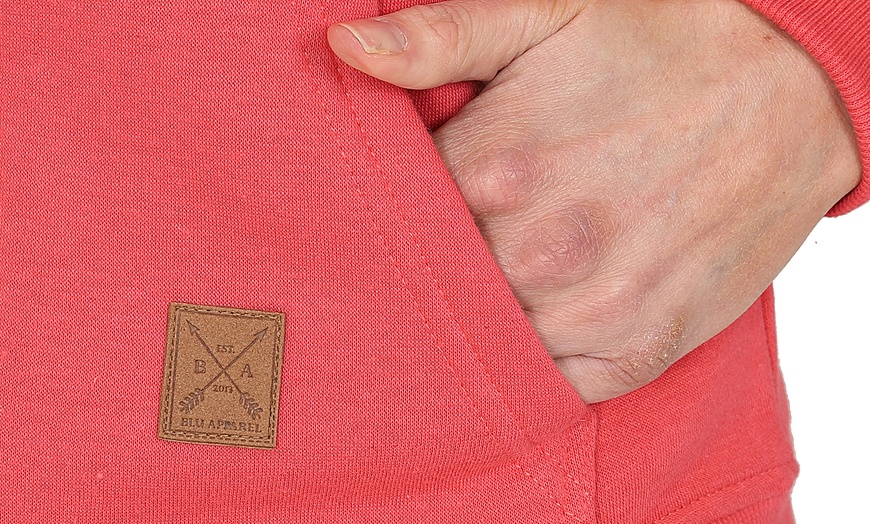 Image 9: Blu Apparel Ladies Maddie Overhead Hoodie