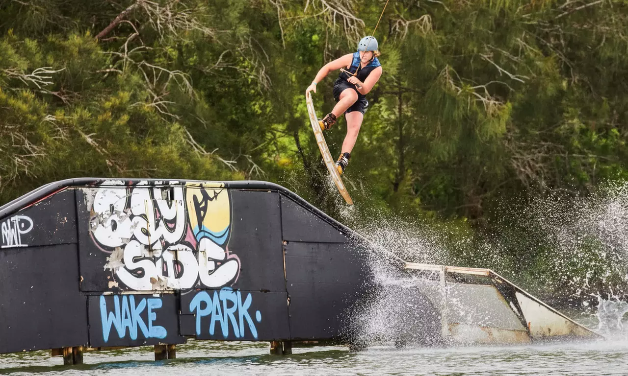 Two-Hour or Full Day Wakeboarding or Kneeboarding Pass at Bayside Wake Park (Up to 28% Off) - Primary Image