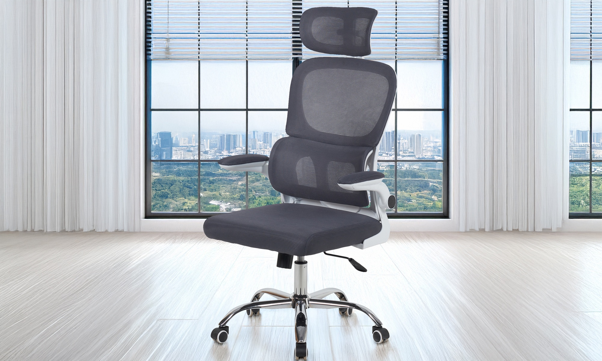 Chaise de bureau ergonomique avec support pour le dos