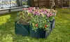 Raised Garden Planters Fabric Beds Grow Bags Planting Pots with 4 Divided Grids