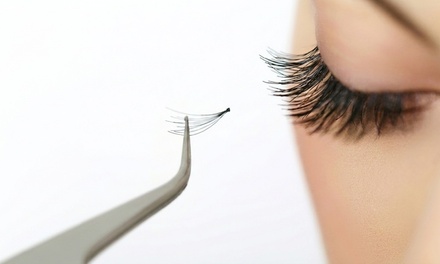 Full Classic Set of Eyelash Extensions with One Complimentary Bi-Weekly Touchup - Body Lab LLC