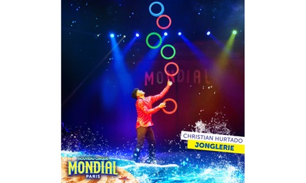 1 place pour le Cirque Mondial à Paris en gradin catégorie 3 : 23 novembre 2025 / 14h - Cirque Mondial, Pelouse de Reuilly à Paris 12ᵉ