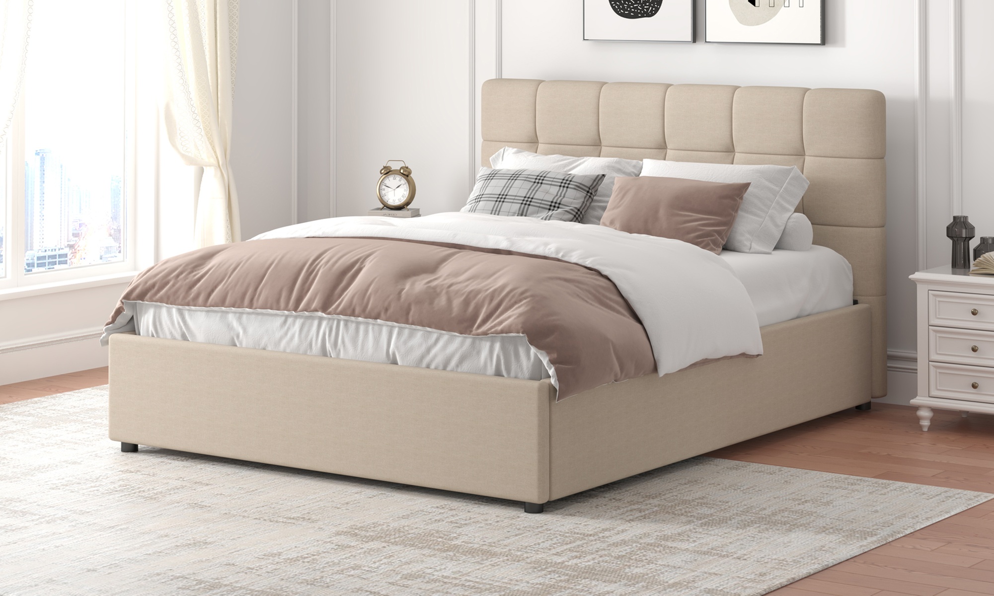 Lit avec coffre de rangement "Lyanna" de Kocoon