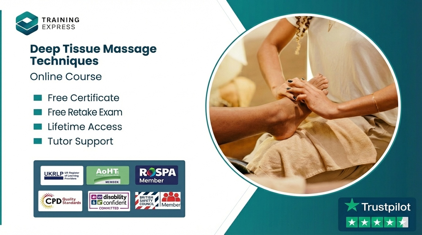 Deep Tissue Massage Techniques OR Lifetime Membership to 2500+ Courses
