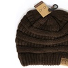 Image 14: Cheveux Corp. Women's Solid Classic CC Beanie