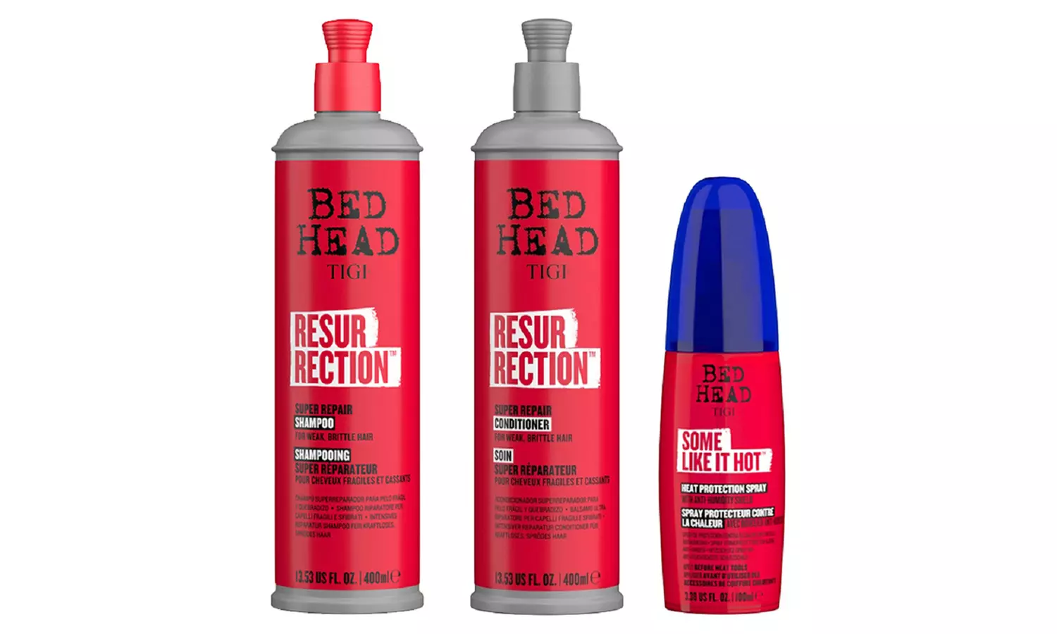 Sélection de produits capillaires Tigi pour les cheveux abîmés, collection Bed Head - Primary Image