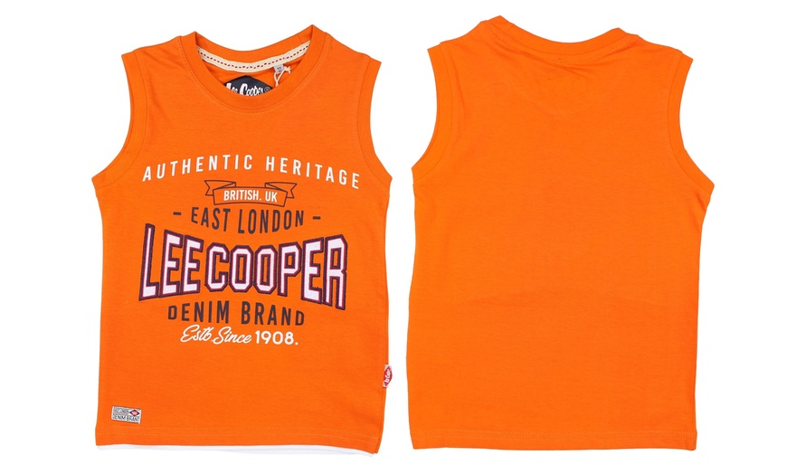 Image 2: Camiseta de tirantes para niños Lee Cooper