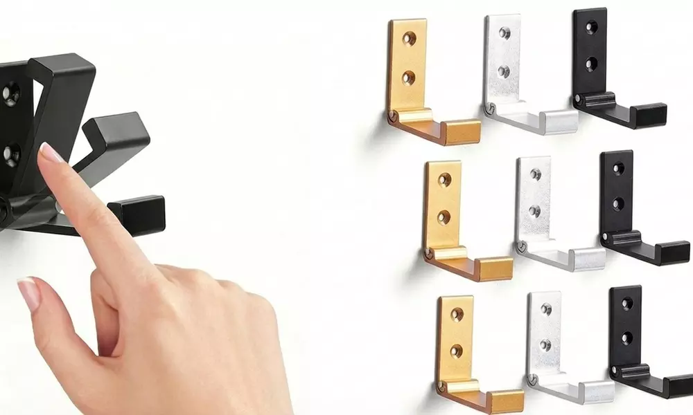 Three-Piece Foldable Wall Hooks