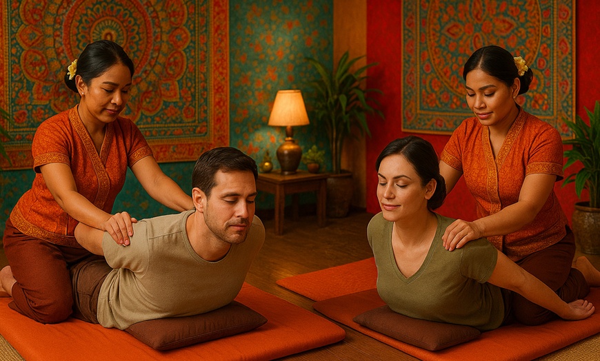 Image 1: Moments de détente en solo ou en duo avec un massage bien-être