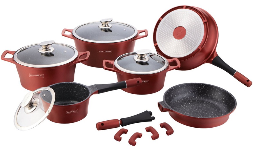 Image 2: Batterie de cuisine 17 pièces en aluminium de Royalty Line