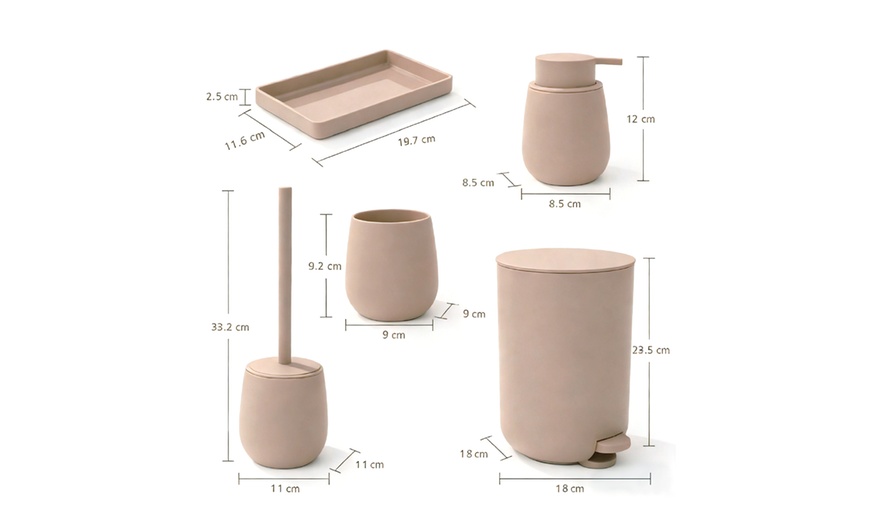 Image 20: Set de 6 accessoires de salle de bain