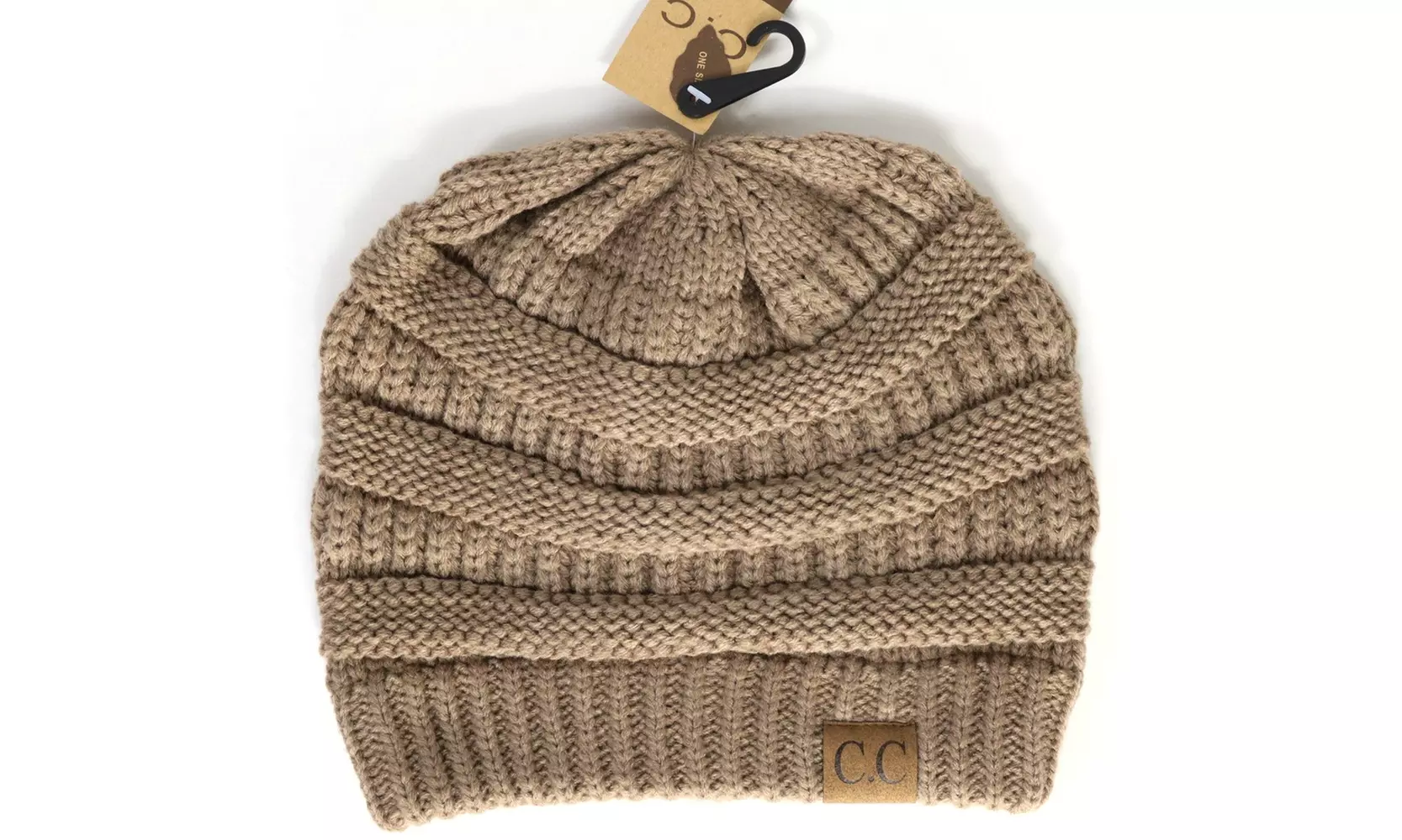 Cheveux Corp. Women's Solid Classic CC Beanie