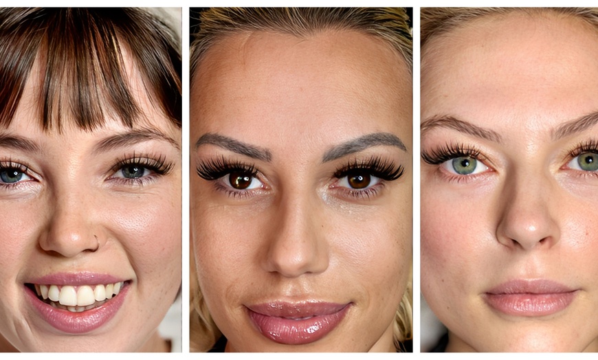 Image 1: Half Lash, Classic, Hybrid, Russian Volume or Mega Volume Extensions 