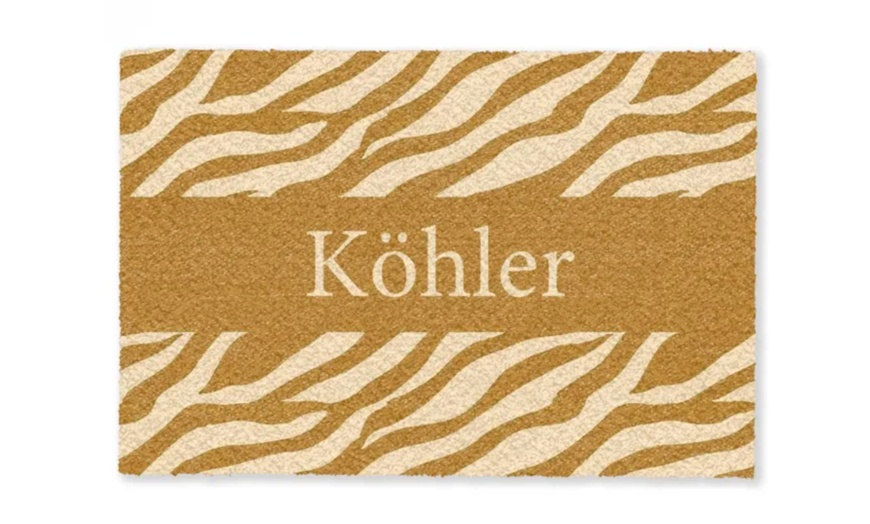 Image 8: Fußmatte mit Namen in Design nach Wahl