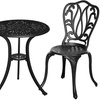Image 9: Outsunny 3 Piece Garden Bistro Set