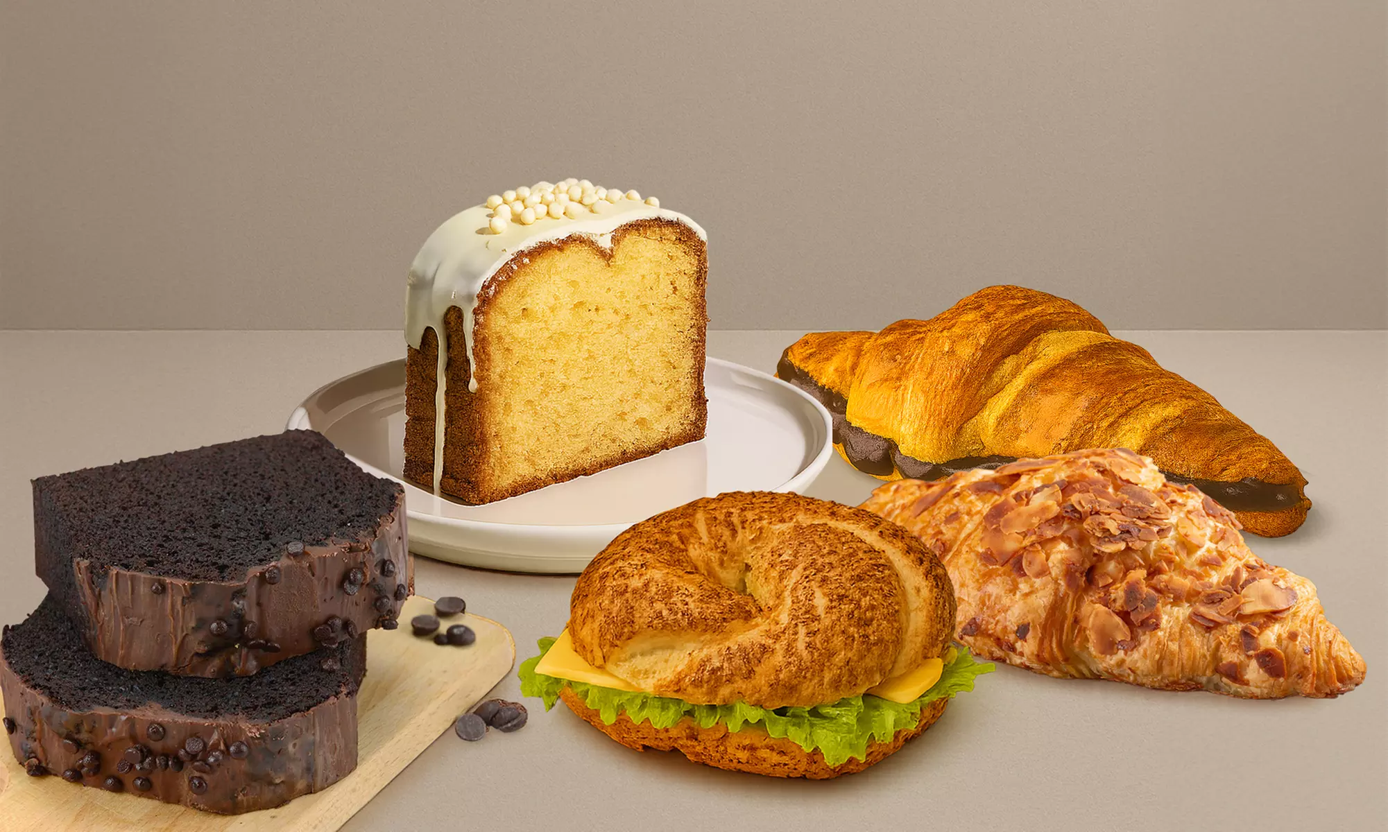 Choice of 1 or 2 12oz Hot or Iced Beverages with 1 or 2 Bakery Items, Desserts or Sandwiches (Up to 44% Off) - Primary Image