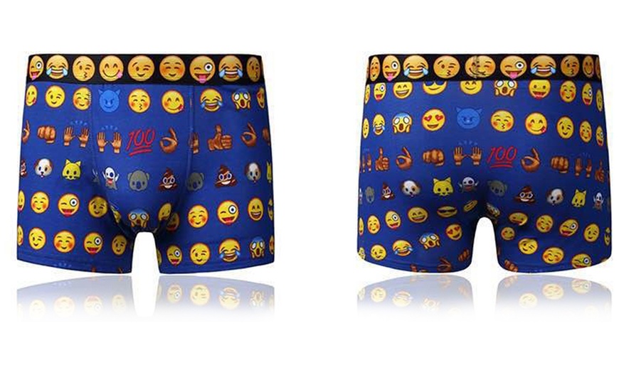 Image 8: Smiley Emoji Boxers Six-Pack