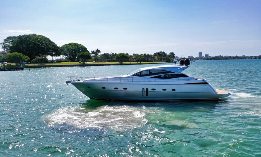 Image 2: 2 Hours Private Yacht 70 ft Pershing Up to 13 + 1 or 2 Jet Ski & More