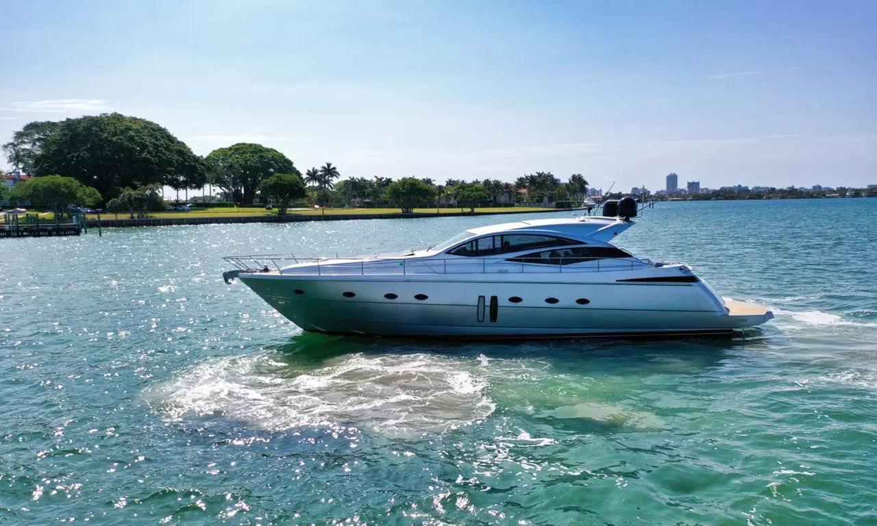 2 Hours Private Yacht 70 ft Pershing Up to 13 + 1 or 2 Jet Ski & More